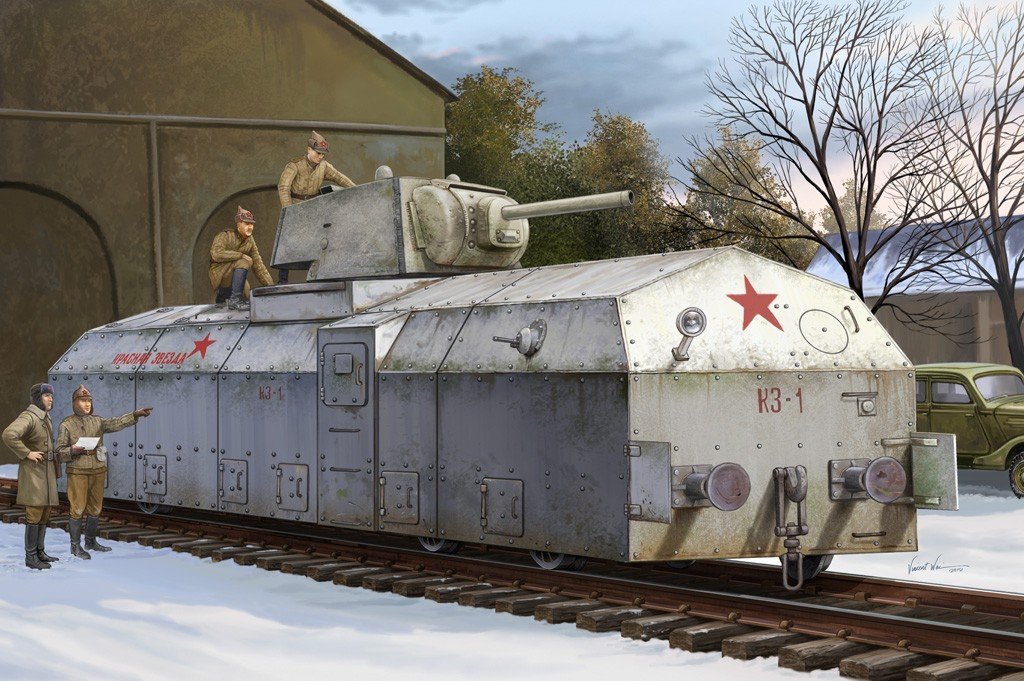 Hobby Boss 82912 Russian Armored Train (1/72)