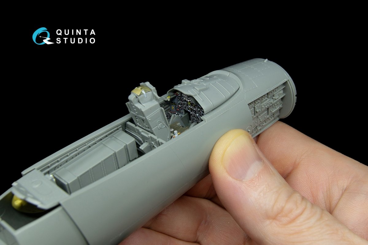 Quinta Studio QD48038 F-15A 3D-Printed &amp;amp; coloured Interior on decal paper (for GWH kit) 1/48 – immagine 3