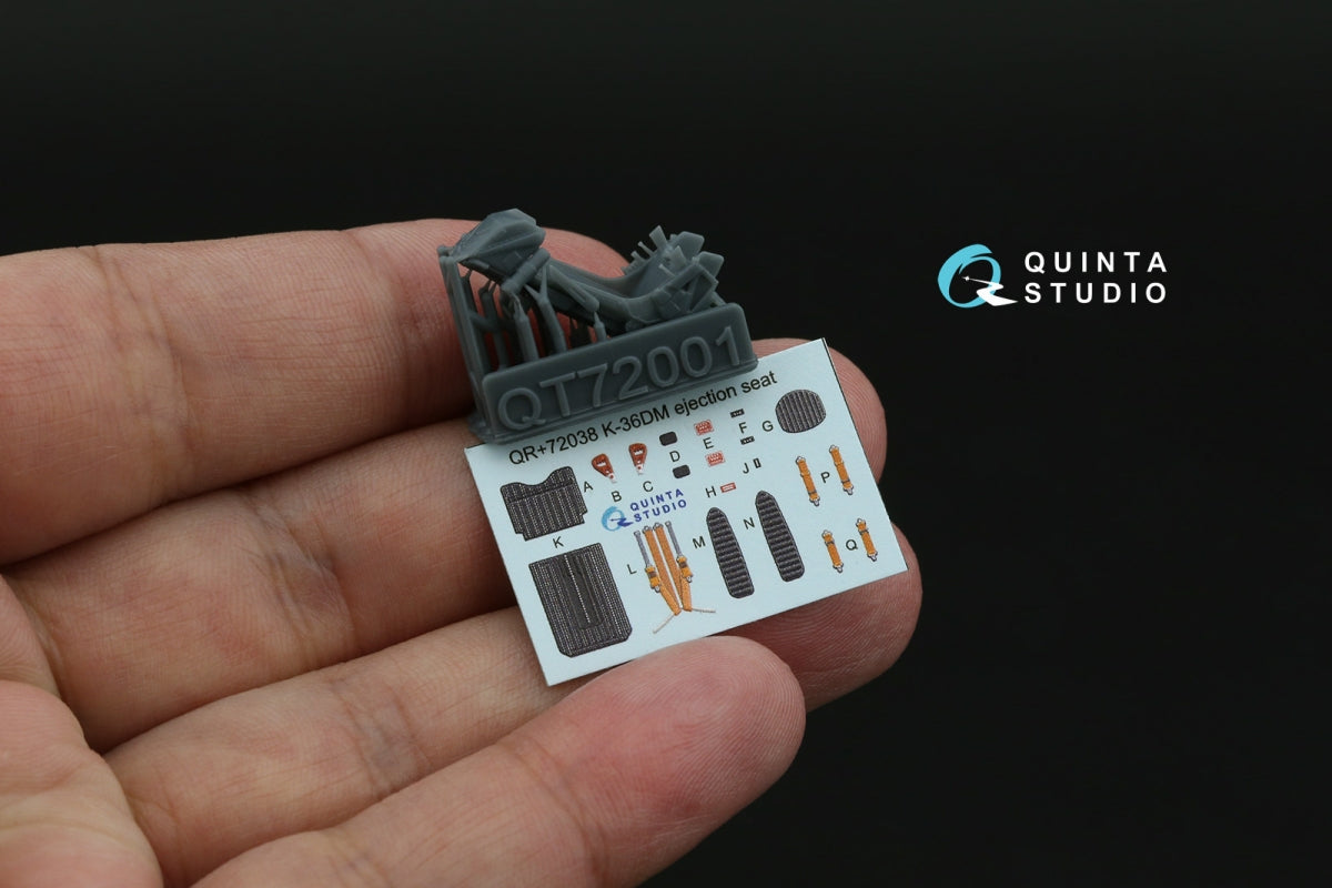 Quinta Studio QD+72167 Su-17UM3 3D-Printed &amp;amp; coloured Interior on decal paper (Modelsvit) (with 3D-printed resin part) 1/72 – zdjęcie 6