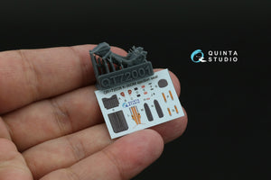 Quinta Studio QD+72167 Su-17UM3 3D-Printed &amp;amp; coloured Interior on decal paper (Modelsvit) (with 3D-printed resin part) 1/72 – zdjęcie 6