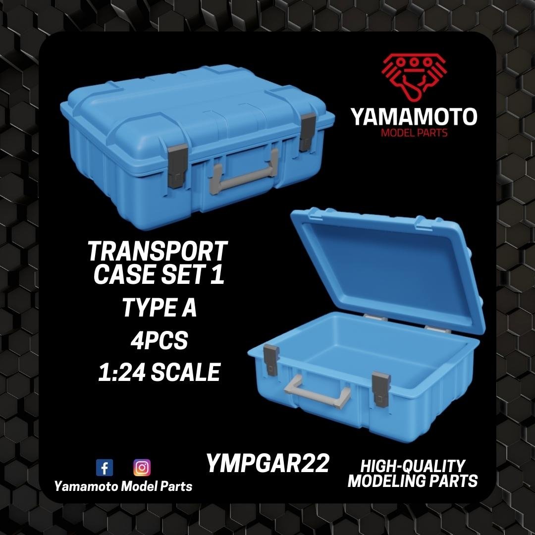 Yamamoto YMPGAR22 Transport Case Set 1 - Type A 1/24 – imagen 3