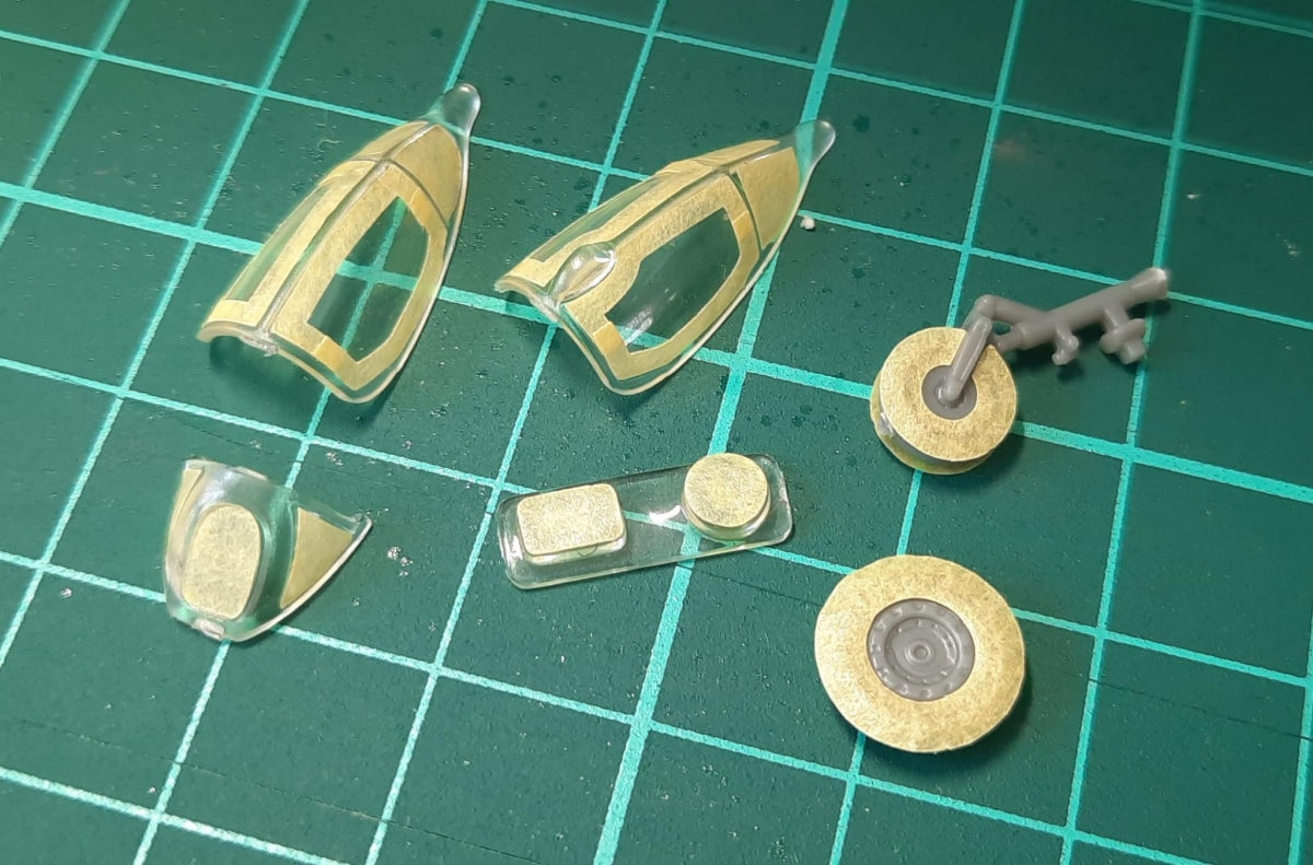 Omask 57050 Mig-17F mask (for Airfix) 1/72 – immagine 2