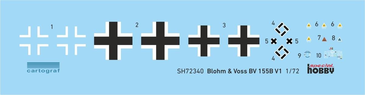 Hobby spécial 72340 Blohm &amp;amp; Voss BV 155V-1 1/72 – image 4