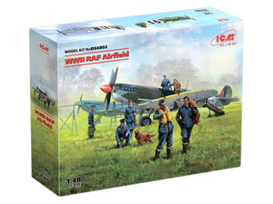 ICM DS4802 WWII RAF Airfield Pilots and Ground Personnel 1/48 – immagine 2
