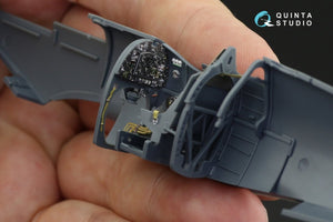 Quinta Studio QD48120 Spitfire Mk.VIII 3D-Printed &amp;amp; coloured Interior on decal paper (Eduard) 1/48 – immagine 11