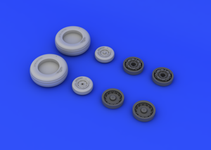 Eduard 648193 A-6 wheels 1/48 (HOBBY BOSS) – immagine 3