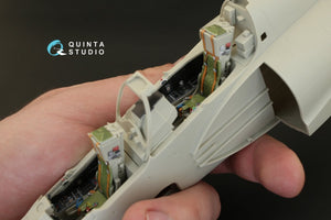 Quinta Studio QD32012 Mirage 2000D 3D-Printed &amp;amp; coloured Interior on decal paper (for Kitty Hawk kit) 1/32 – immagine 9