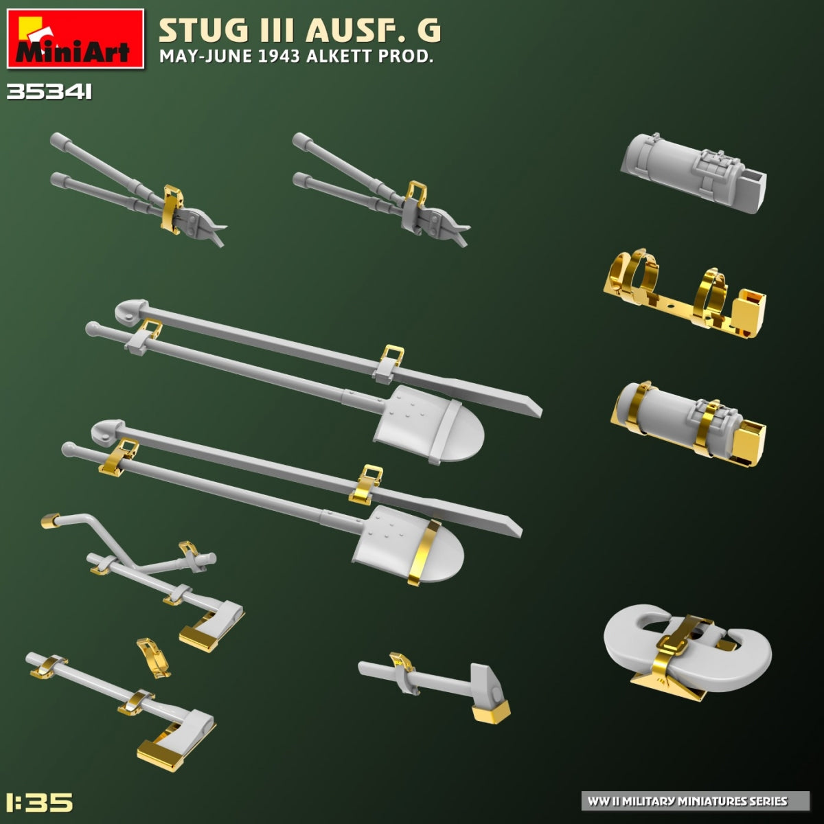 MiniArt 35341 STUG III AUSF. G MAY-JUNE 1943 ALKETT PROD. 1/35 – Bild 11