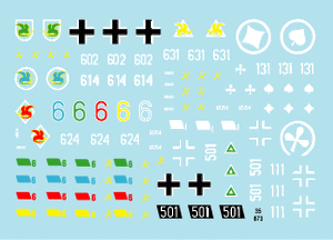 Star Decals 35-873 PzKpfw III from Pz.Reg.3, 2. Pz.Div. 1/35 – Bild 3