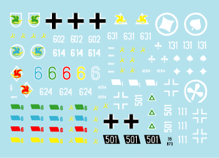 Star Decals 35-873 PzKpfw III from Pz.Reg.3, 2. Pz.Div. 1/35 – Bild 3
