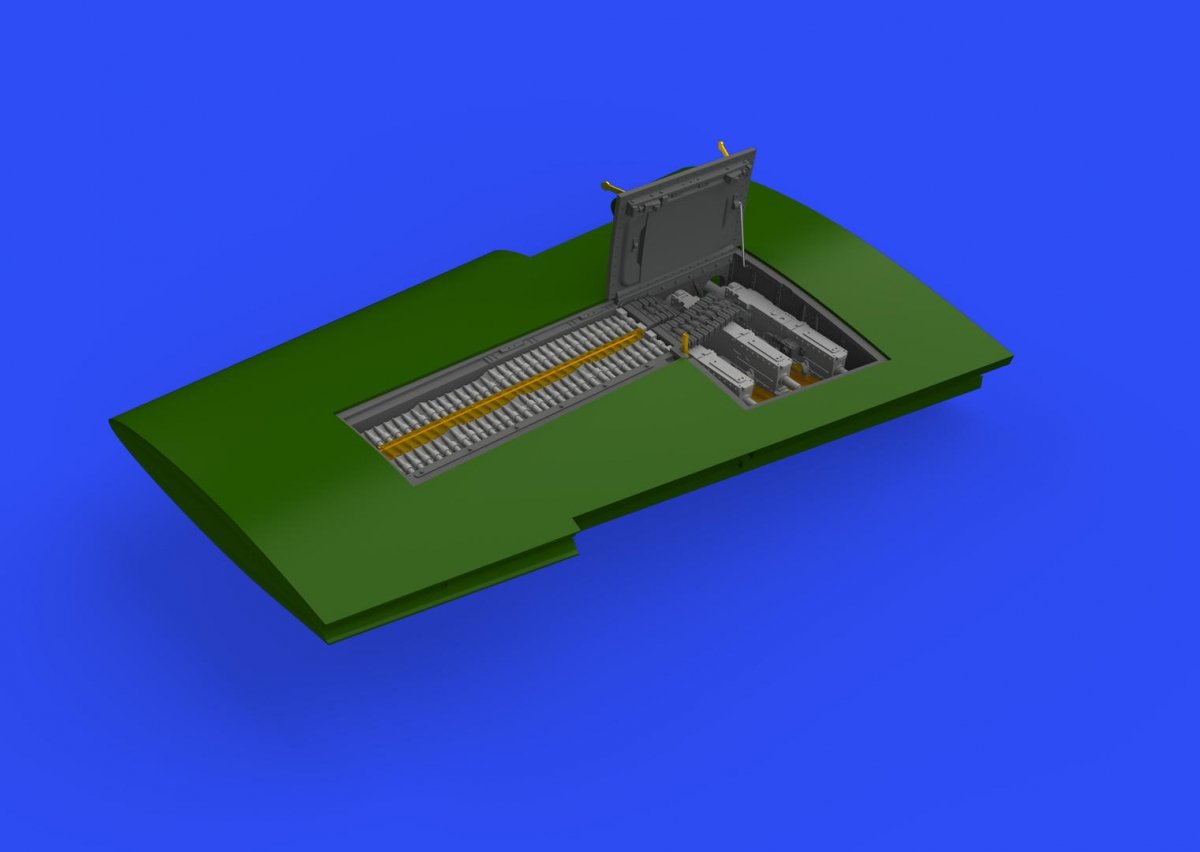 Eduard 648517 P-51D gun bays 1/48 EDUARD