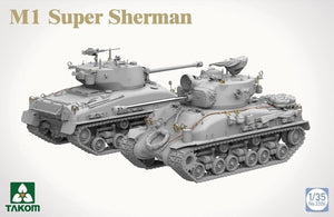Takom 2205W M4A1(76w)HVSS + M1 Super Sherman + US Army Tank Crewman Sherman Box Limited Edition 1/35 – image 10