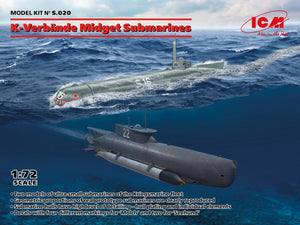 ICM S020 K-Verbande Midget Submarines 1/72 – Bild 2