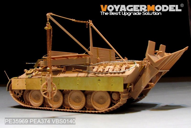 Voyager Model PE35969 WWII German Bergepanther Ausf.A (Early type,Panther A tool holders) Basic For MENG SS-015 1/35 – Bild 6