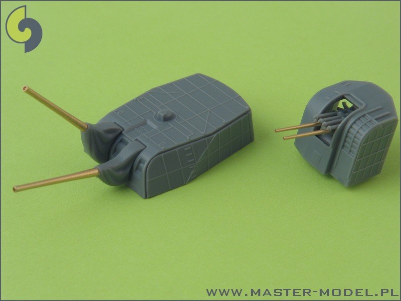 Master SM-350-030 IJN Mogami (1942) armament - 20cm (6pcs), 12,7cm (8pcs) barrels – immagine 4