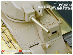 Maquette Voyager PE35104 Char bibis français de la Seconde Guerre mondiale avec ailes larges (version B incluant le canon) pour TAMIYA 35282 au 1/35 – image 5