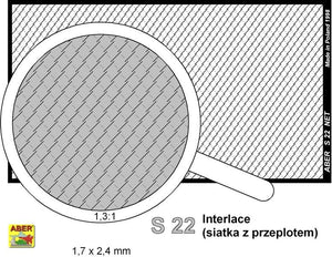 Aber S-22 Net with interlaced mesh 1,7 x 2,4 mm – imagen 2