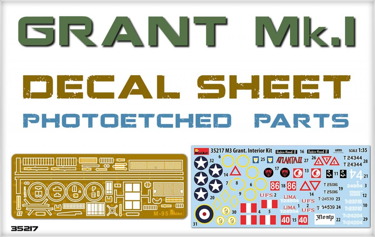 MiniArt 35217 Grant Mk.I w/interior 1/35 – imagen 24