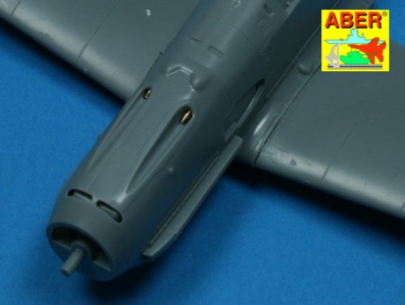 Aber A48 003 Set of 4 barrels tips for German 7,92 mm MG 17 aircraft machine guns 1/48 – zdjęcie 4