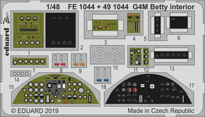 Eduard FE1044 G4M Betty interior 1/48 TAMIYA