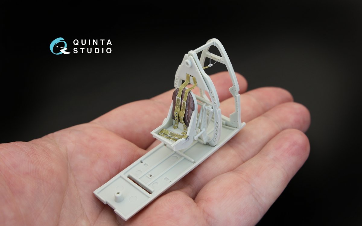 Quinta Studio QD32043 Spitfire Mk. II 3D-Printed &amp;amp; coloured Interior on decal paper (for Revell kit) 1/32 – Bild 6