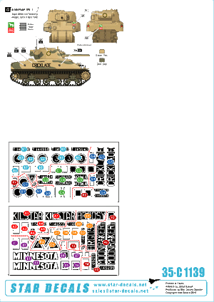 Star Decals 35-C1139 British 9th Armoured Brigade 1/35 – immagine 2
