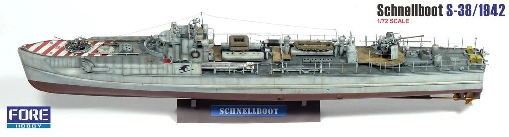 Fore Hobby 1001 Schnellboot S-38 1942 1/72 – imagen 18
