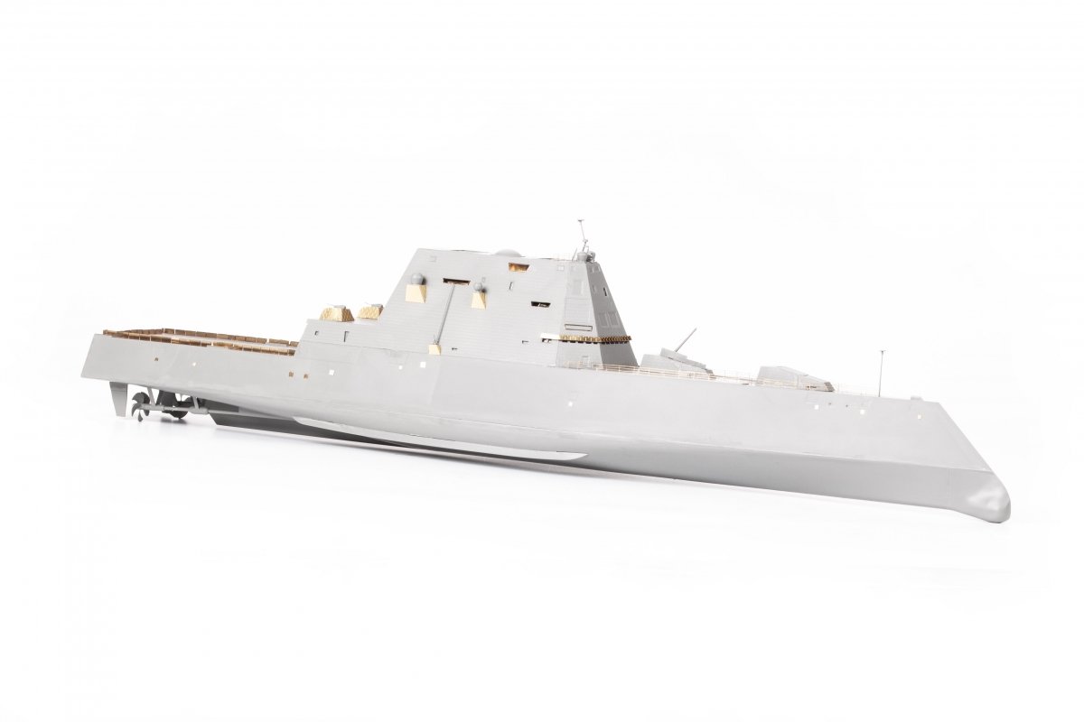 Maquettes Eduard 53288 USS DDG-1000 Zumwalt SNOWMAN, TAKOM 1/350 – image 16