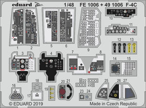 Eduard 491006 F-4C interior ACADEMY 1/48