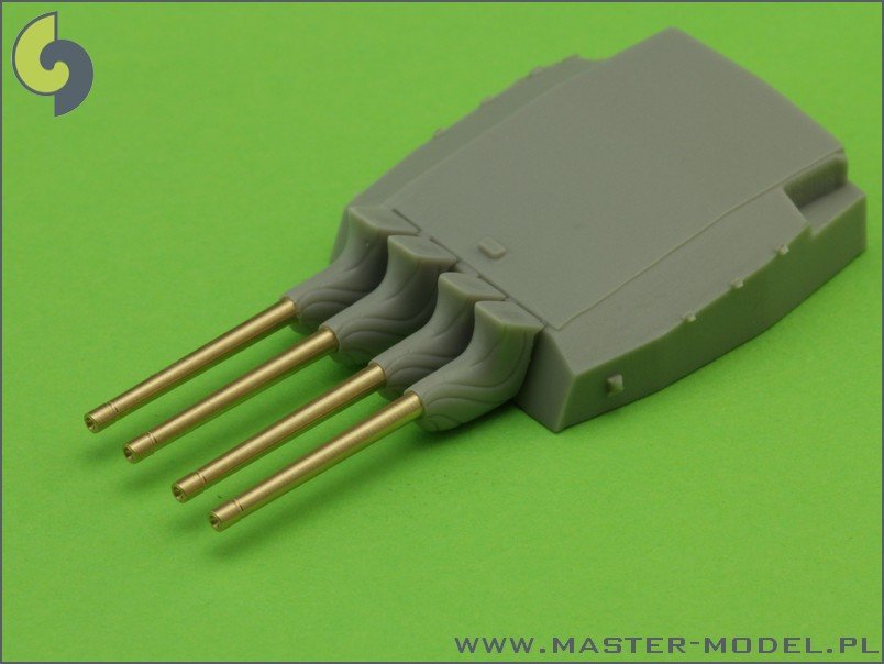 Master SM-700-030 France 380 mm/45 (14.96in) Model 1935 barrels - for turrets with blastbags (8pcs) – Bild 2