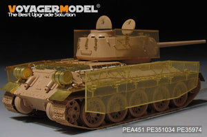 Voyager Model PEA451 WWII Russian T-34/85 &amp;quot;Thoma shields&amp;quot; wire mesh schürzen (GP) 1/35 – Bild 3