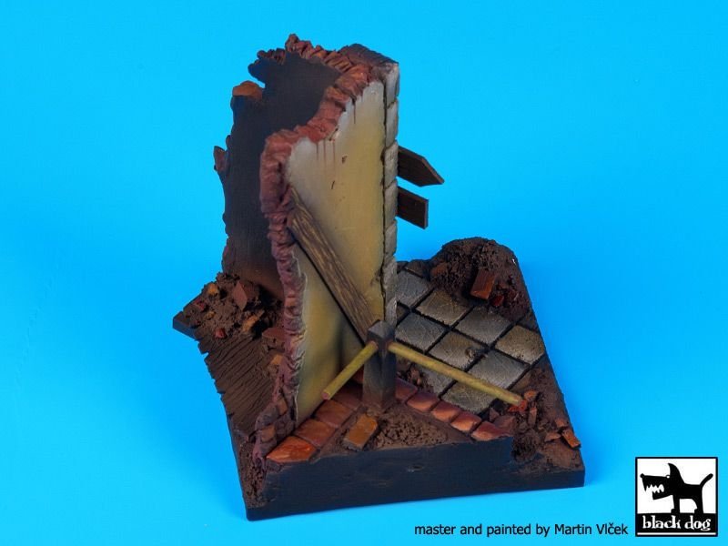 Black Dog D35057 House corner N°2 base 1/35 – zdjęcie 2