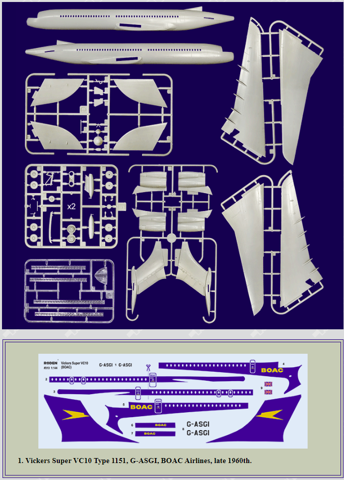 Roden 313 Vickers VC-10 Super Type 1151 1/144 – image 2