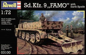 Revell 03100 Sd.Kfz. 9 Famo with earth spade 1/72