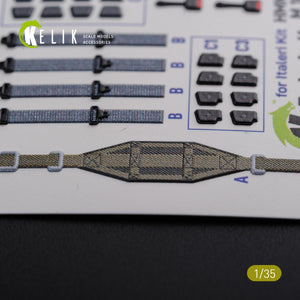 KELIK K35024 HUMVEE HMMWV M1036 avec TOW, version désert, décalcomanies 3D pour intérieur de maquette Italeri au 1/35 – image 4
