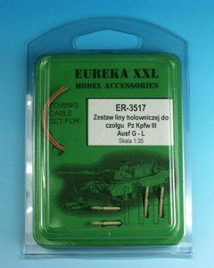 Eureka XXL ER-3517 Câble de remorquage pour PzKpfw-III Ausf. GL 1/35
