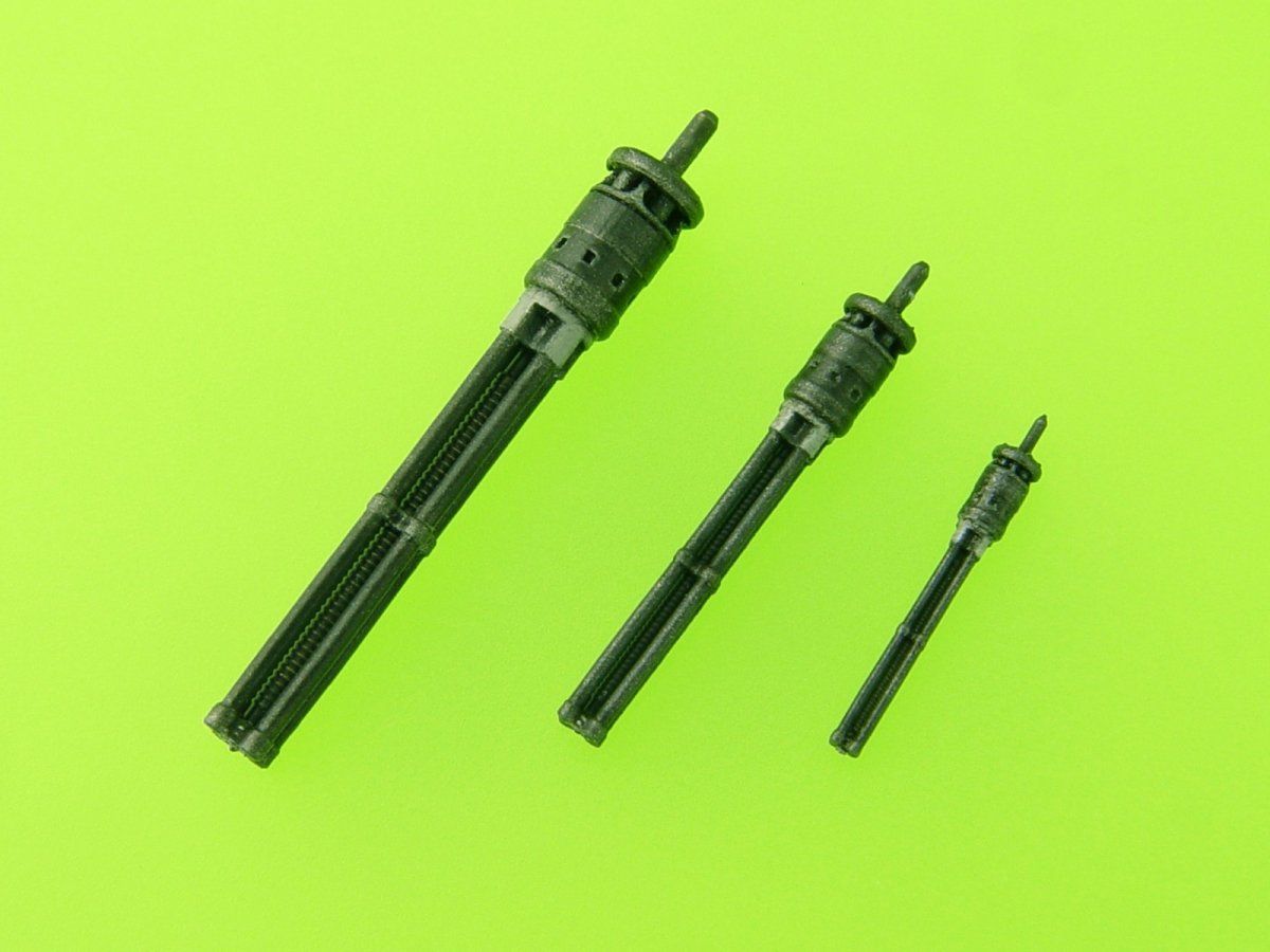 Master AM-72-110 Mi-24 (Hind D/E) - JakB-12.7 machine gun barrel and DUAS probe (metal and resin parts) 1/72 – Bild 10
