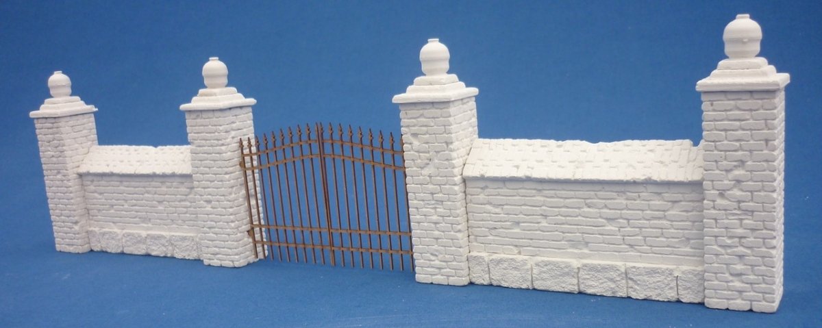 RT-Diorama 35243 Park wall with Fence 1/35 – imagen 2