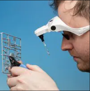 Lightcraft LC1780USB Magnifier Spectacles Headband / Szkło powiększające, okulary i opaska, 1x, 1.5x, 2x, 2.5x 3.5x – immagine 3