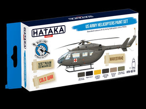 Kit de peinture Hataka HTK-BS19 pour hélicoptères de l&amp;#39;armée américaine (6 x 17 ml) – image 3