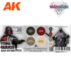 AK Interactive AK1070 WARGAME COLOR SET. ETERNAL DARKNESS. 4x17 ml – imagen 2