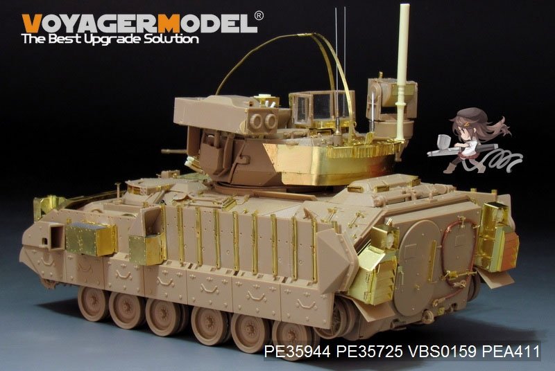 Voyager Model PE35944 Modern US Army M3A3 BRADLEY CFV Basic For KINETIC K61014/ OROCHI IM001 IM002 1/35 – immagine 8
