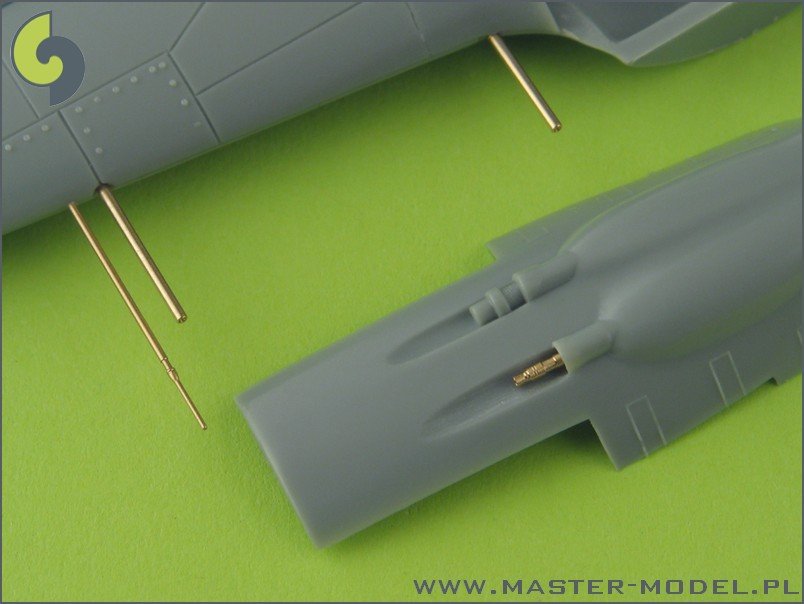 Master AM-72-014 Fw 190 A7, A8 armament set (MG 131, MG 151 barrel tips) &amp;amp; Pitot Tube – immagine 2