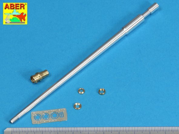 Aber 35L-056N German 7,5cm KwK42L/70 gun barrel with muzzle brake for Panther Ausf. G Late production 1/35 – imagen 5