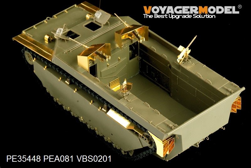 Maquette Voyager PE35448 WWII US LVT-4 Water Buffalo Landing Vehicle Chenillé de base pour AFV CLUB 35205 1/35  – image 5