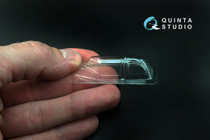 Quinta Studio QC48005-S La-5 vacuformed clear canopy 1 pcs (for Zvezda kit) 1/48 – immagine 2