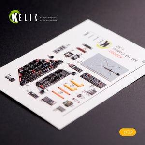 KELIK K32003 AH-1G COBRA INTERIOR 3D DECALS FOR ICM KIT 1/32 – immagine 5