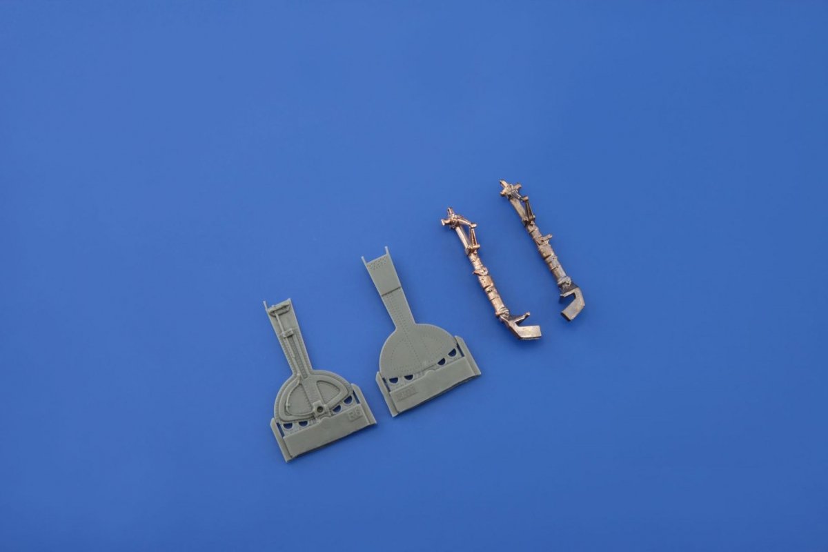 Eduard 632079 Bf 109G-10 undercarriage legs BRONZE REVELL 1/32 – immagine 4