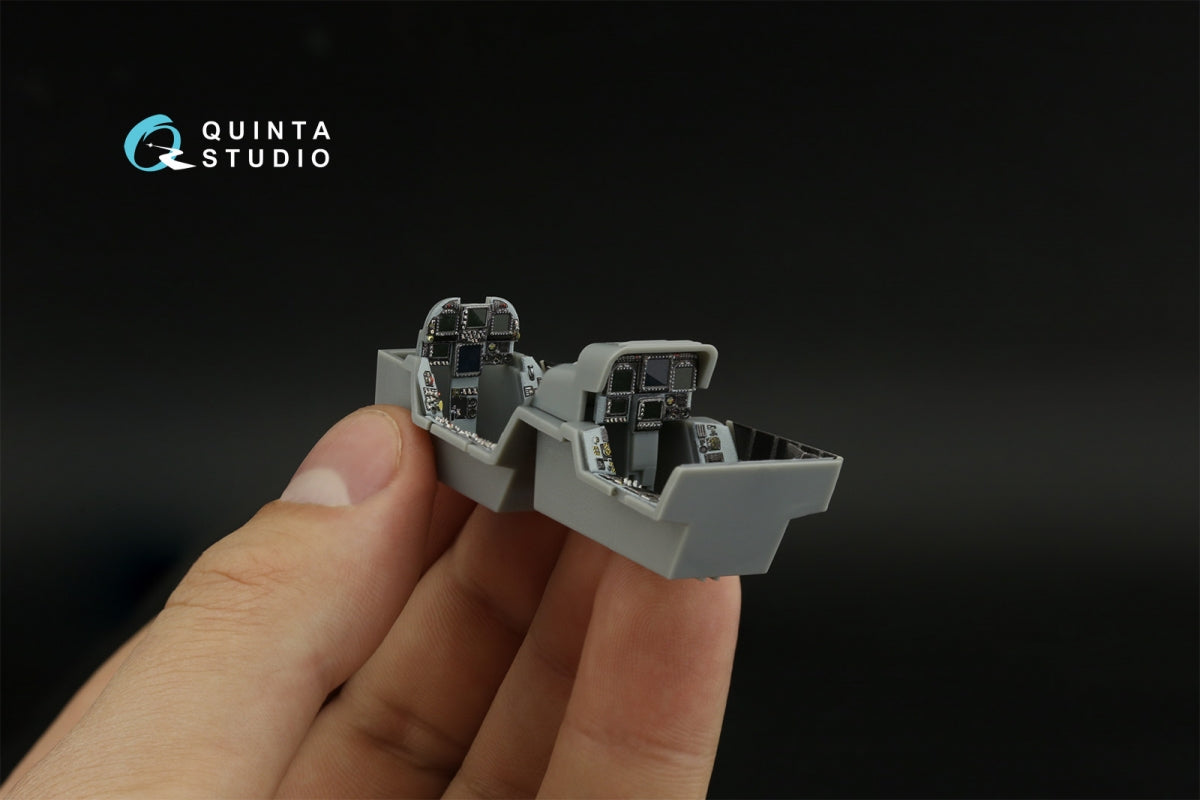 Quinta Studio QD48374 F/A-18F early 3D-Printed &amp;amp; coloured Interior on decal paper (Hobby Boss) 1/48 – Bild 8
