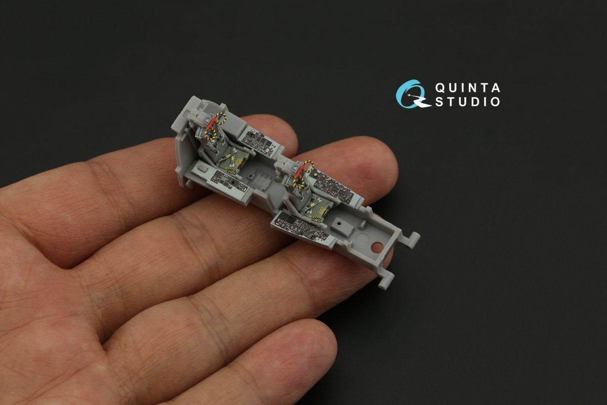 Quinta Studio QD72065 F-4EJ KAI 3D-Printed &amp;amp; coloured Interior on decal paper (FineMolds) 1/72 – Bild 7